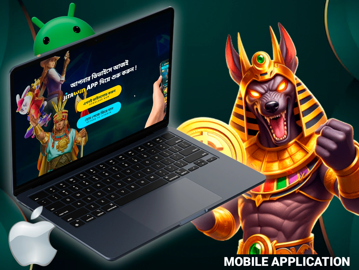 The JitaWin app will allow you to play the best casino games and bet on sports right from your mobile device